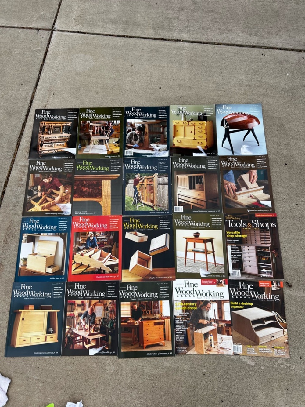 $10/10 Fine Woodworking Magazines Huge Lot 2005-2024